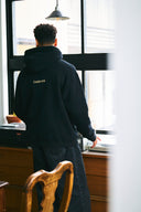 BASIC LOGO HOODIE　BLACK×YELLOW
