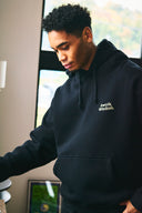 BASIC LOGO HOODIE　BLACK×YELLOW