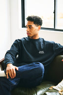 AT MARK LOGO LONG SLEEV T-SHIRTS　BLACK×WHITE