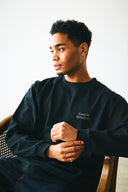 AT MARK LOGO LONG SLEEV T-SHIRTS　BLACK×BROWN