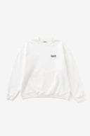INITIALS LOGO CREWNECK SWEAT SHIRTS　WHITE×BLACK