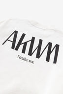 INITIALS LOGO CREWNECK SWEAT SHIRTS　WHITE×BLACK