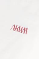 INITIALS LOGO CREWNECK SWEAT SHIRTS　WHITE×RED
