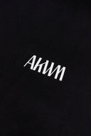 INITIALS LOGO CREWNECK SWEAT SHIRTS  BLACK×WHITE