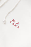 BASIC LOGO HOODIE　WHITE×RED