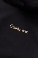 BASIC LOGO HOODIE　BLACK×YELLOW