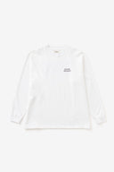 AT MARK LOGO LONG SLEEV T-SHIRTS　WHITE×BLACK